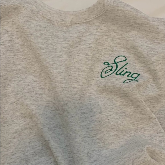 ISO sling by clairo embroidered crewneck!